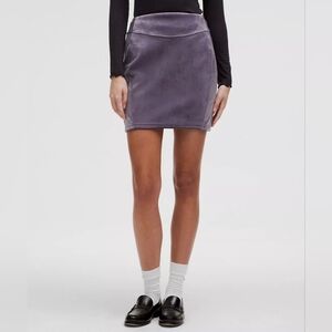 Lululemon Athletica Scuba‎ HR Mini Skirt Velvet Size Large